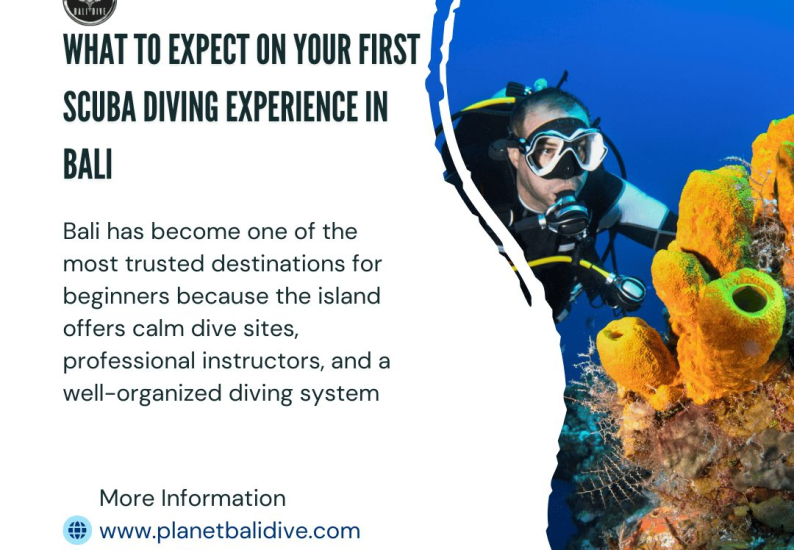 what to expect on your first scuba, scuba diving in Bali for beginner